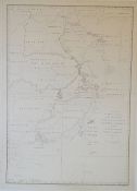 China Map 1796 Sir John Barrow A Chart on Merchant's Projection containing the track and soundings