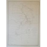 China Map 1796 Sir John Barrow A Chart on Merchant's Projection containing the track and soundings