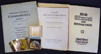 WWII Selection of Adolf Hitler related books including 'Wie die Ostmark ihre Befreiung erlebte', a