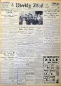 Evening Express and Cardiff Times Newspaper Chronologies 1890, 1938 and 1943 editions a great