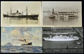 Postcards Maritime Selection of postcards to include Henderson Line To Egypt & Burma, Tourist