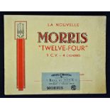 Automotive The New Morris 'Twelve-Four' 1935 catalogue a beautiful 12 page sales catalogue with 6