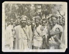 India Akalis original photograph 1922 dated Nov 2nd depicting Sikhs that are making the daily self-