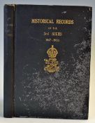 India Sikh Regiments Historical Records of the 3rd Sikhs 1847-1930 by Claude Shepherd. Black cloth
