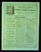 Exhibition Scarce 1851 The Great Exhibition Crystal Palace Special Hand Bill printed for their stand
