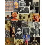 Entertainment Marilyn Monroe selection of postcards a mixture of colour and black and white