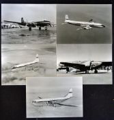Aviation Photographs British Overseas Airways Corporation blank to reverse various aerial images (