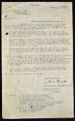 India Gandhi Important letter to M K Gandhi Jan 1947 from G M Bhatt, praying for the safety for