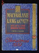 WWII Scarce Macfarlane Lang & Co Ltd Christmas Catalogue 1939 beautiful multi-coloured publication