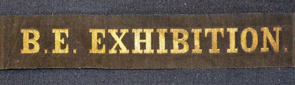 Exhibition 1924 British Empire Exhibition Cap Band a special manufactured Cap Band for Sailors