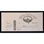 Great Britain Share Certificate The Grand Ship Canal 1827 (Intended Ship Canal from London to