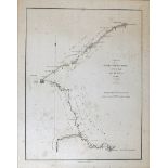 China Map 1793 Sketch of the Pay-Ho or White River and of the road from PEKIN to GEHO taken 1793,