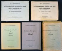 WWII Set of Adolf Hitler German Plans to invade Ireland consisting of two photo booklets covering