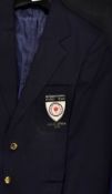 Rare 1979 Phil Bennett's navy blue rugby blazer from the World XV match v South Africa - the