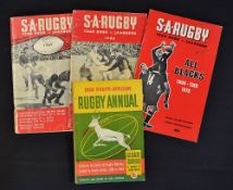 Collection of South African Rugby Annuals and Yearbooks from 1949 onwards to include rare 1st ed