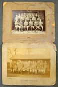 2x early 1880s Glasgow Academical Rugby Football Club team photographs - to include The team