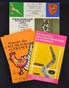 3x various 1970s France international rugby programmes (H&A) to include 2nd Test South Africa vs