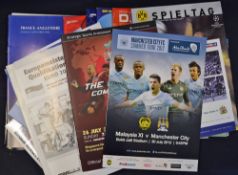Assorted Selection of Football Match Programmes consisting of Champions League, International