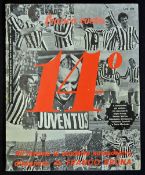 Rare 1972 Juventus Championship Brochure in Italian, Lira 500, contains images and information in