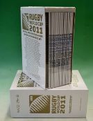 2011 Rugby World Cup Programmes: Presentation boxed set of 48 official match programmes - to include
