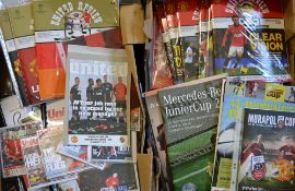 Manchester Utd programmes season 2013/2014: full season programme collection, homes and aways,