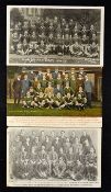 3x early South African rugby team postcards from 1906 onwards to incl 1906 colour team photograph