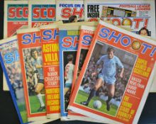 Selection of Shoot and Score Magazines dates range between 1969 and 1970 8x Shoot and 2x Score