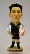 Gavin Henson (Osprey's) composite rugby model figure - stamped to the base KS 2003 - overall 10"h