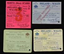 3x 1922 Wales (Champions) v Ireland  Rugby International tickets - played at St Helens Ground