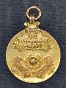 Gold Medal awarded to Cyril Done, Liverpool Division 1 Champions 1946/1947 gold medal, to the