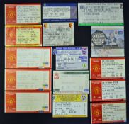 Collection of Manchester Utd match tickets: covering the period 1996-2001, varied fixtures,