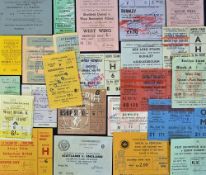 Collection of football match tickets to include 1957/58 York City v Bolton Wanderers (FA Cup),