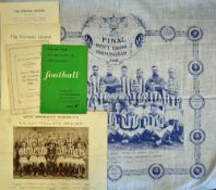 Large silk square commemorative handkerchief featuring the West Bromwich Albion team celebrating the