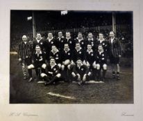 1936 Wales (vs England) rugby team official photograph - the first match of  the Five Nations played