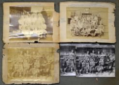 1880s Cambridge University Rugby team photographs and other related ephemera -to incl 1888/89