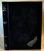 Scarce 1978 New Zealand "Men in Black" Rugby deluxe leather bound book - by R H Chester and NAC