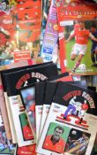 Manchester Utd programmes season 1995/96 Premier Champions and FA Cup, full season programme