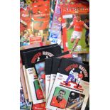 Manchester Utd programmes season 1995/96 Premier Champions and FA Cup, full season programme