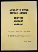 Athletic News Football Annuals 1887-1890 a facsimile publication produced by The Association of