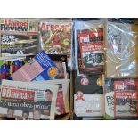 Manchester Utd programmes season 2011/12: full season programme collection, homes and aways,