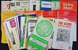 Collection of Scottish football programmes to include 1976 & 1978 Scottish League Cup Finals, good