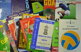 Collection of football programmes to include FA Cup Finals 1968, 1976, 1980, 1981 Replay, 1983,