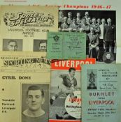 Football programme 1947 Burnley v Liverpool (FA Cup S/F), 1947 Sports Spectator (Liverpool FC