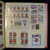 Large folder of rugby related stamps and FDCs from 1944-2005 covering a huge range of countries,