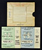 1966 World Cup Final ticket England v West Germany at Wembley 30 July 1966, comes with original