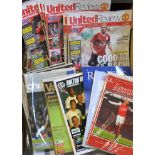 Manchester Utd programmes season 2006/2007: Premier Champions, full season programme collection,