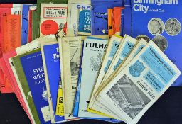 Mixed selection of 1960s football programmes to include Spurs, Oxford Utd, Bolton Wanderers,