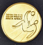 2010 FIFA World Cup Medal awarded to an England FA Representative for the Preliminary Draw in