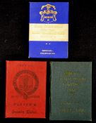 Collection of early Welsh, English and Scottish rugby club membership cards from 1911 to 1930 to