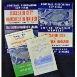 FA Cup Final selection: Community song sheets for 1961 and 1963, 1962 Cup Final programme, 1966